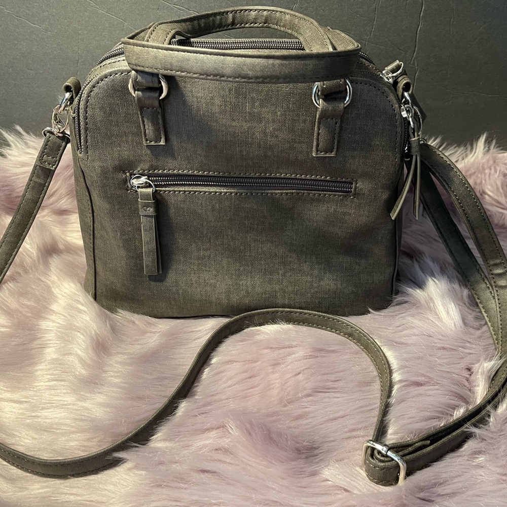 Chic Gray multi-use Satchel Bag - Picture 7 of 12